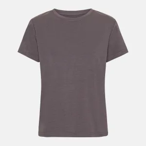 Brun kortærmet bambus t-shirt