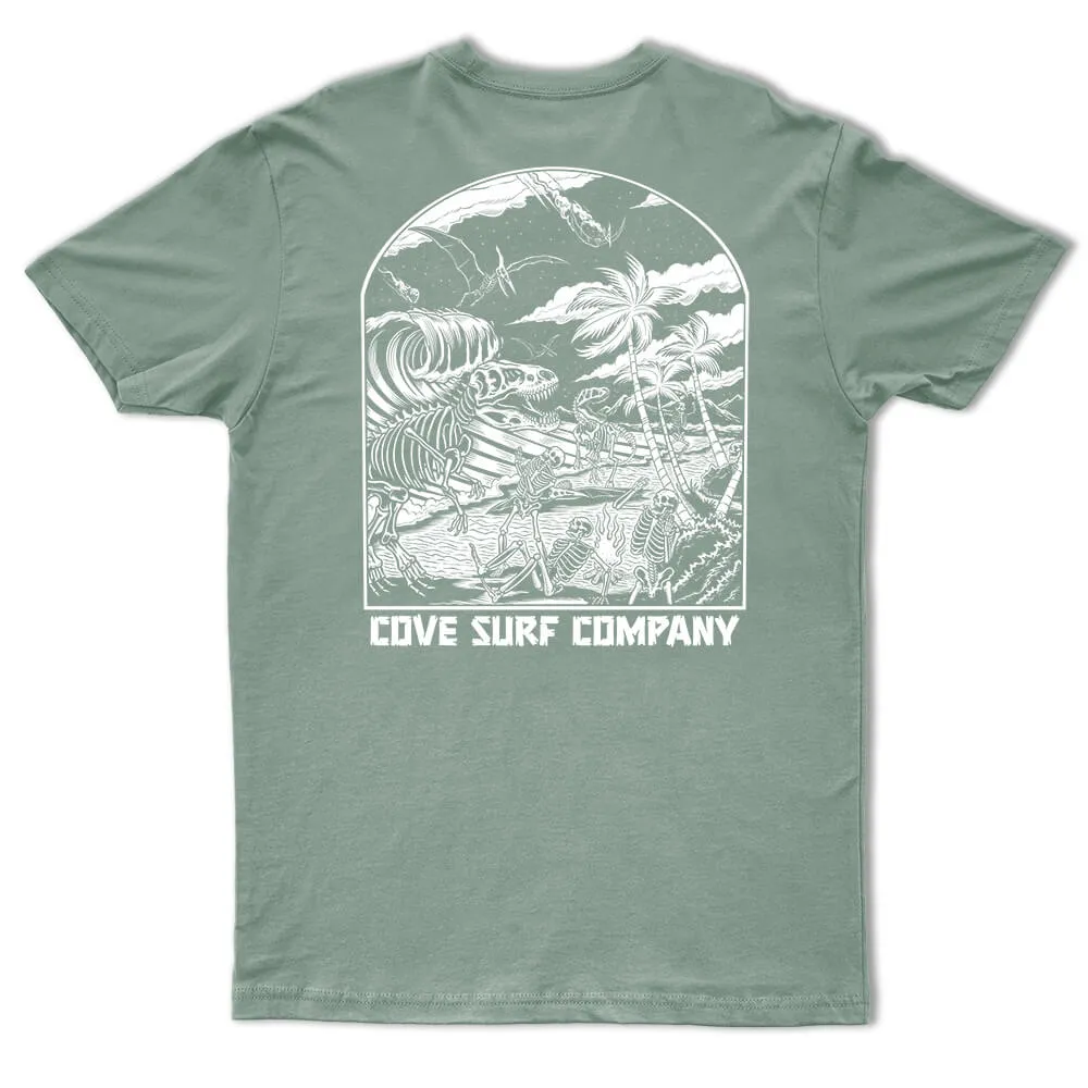 Dinosaur Tee - Moss