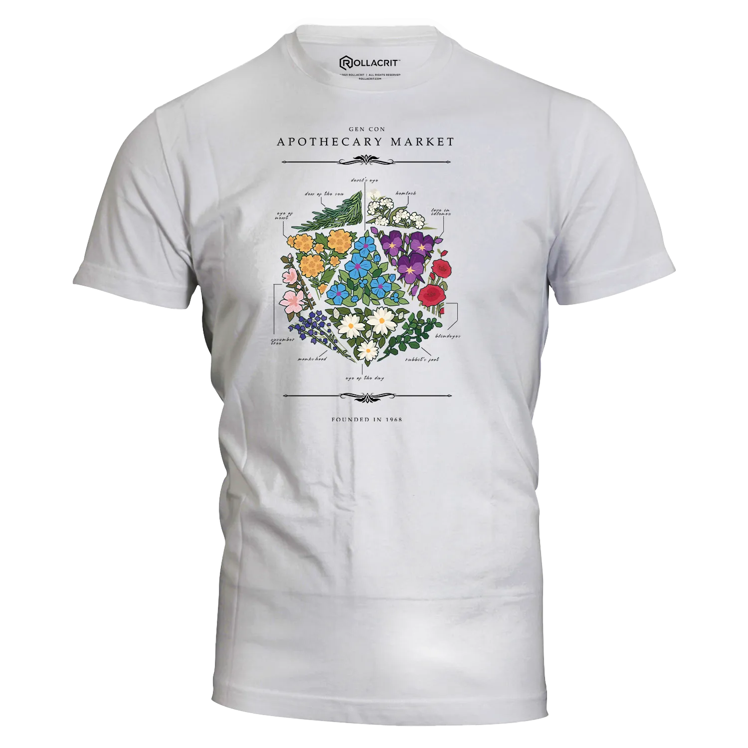 Gen Con Floral d20 T-Shirt