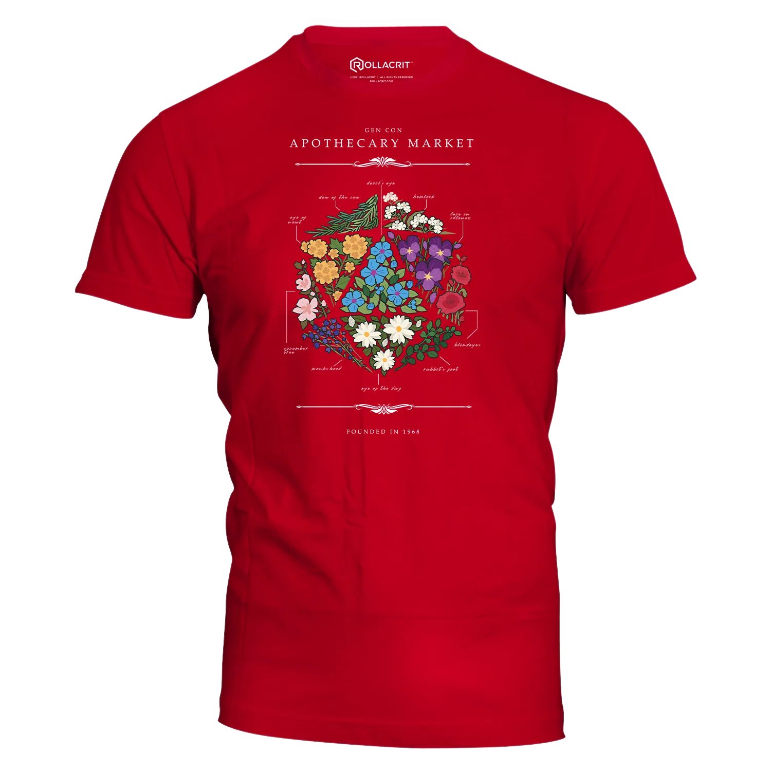Gen Con Floral d20 T-Shirt