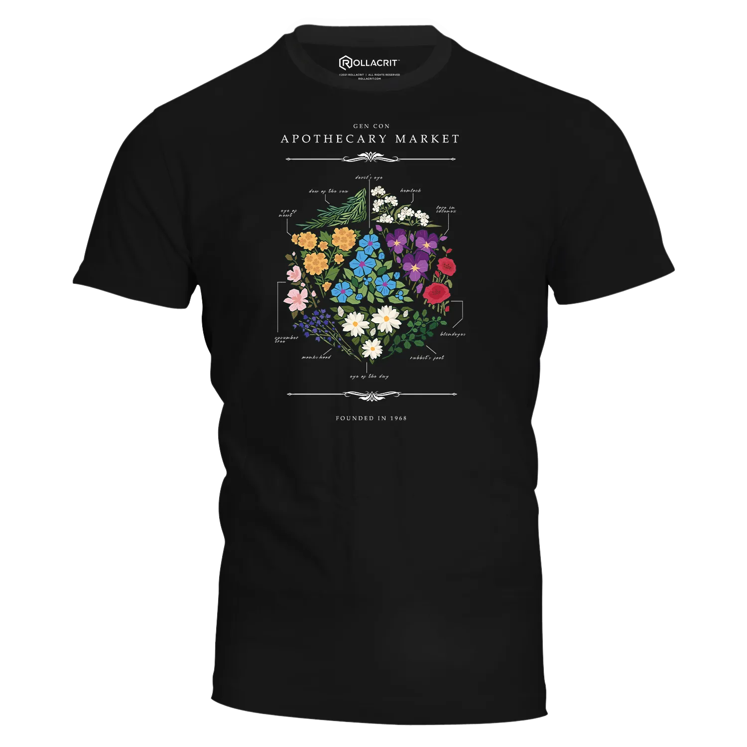 Gen Con Floral d20 T-Shirt