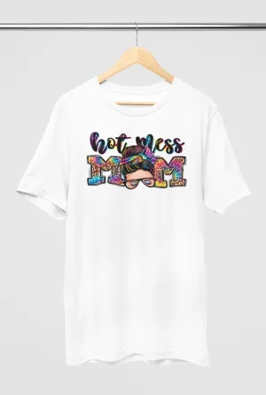 Hot Mess Mom Graphic Women's T-Shirt
