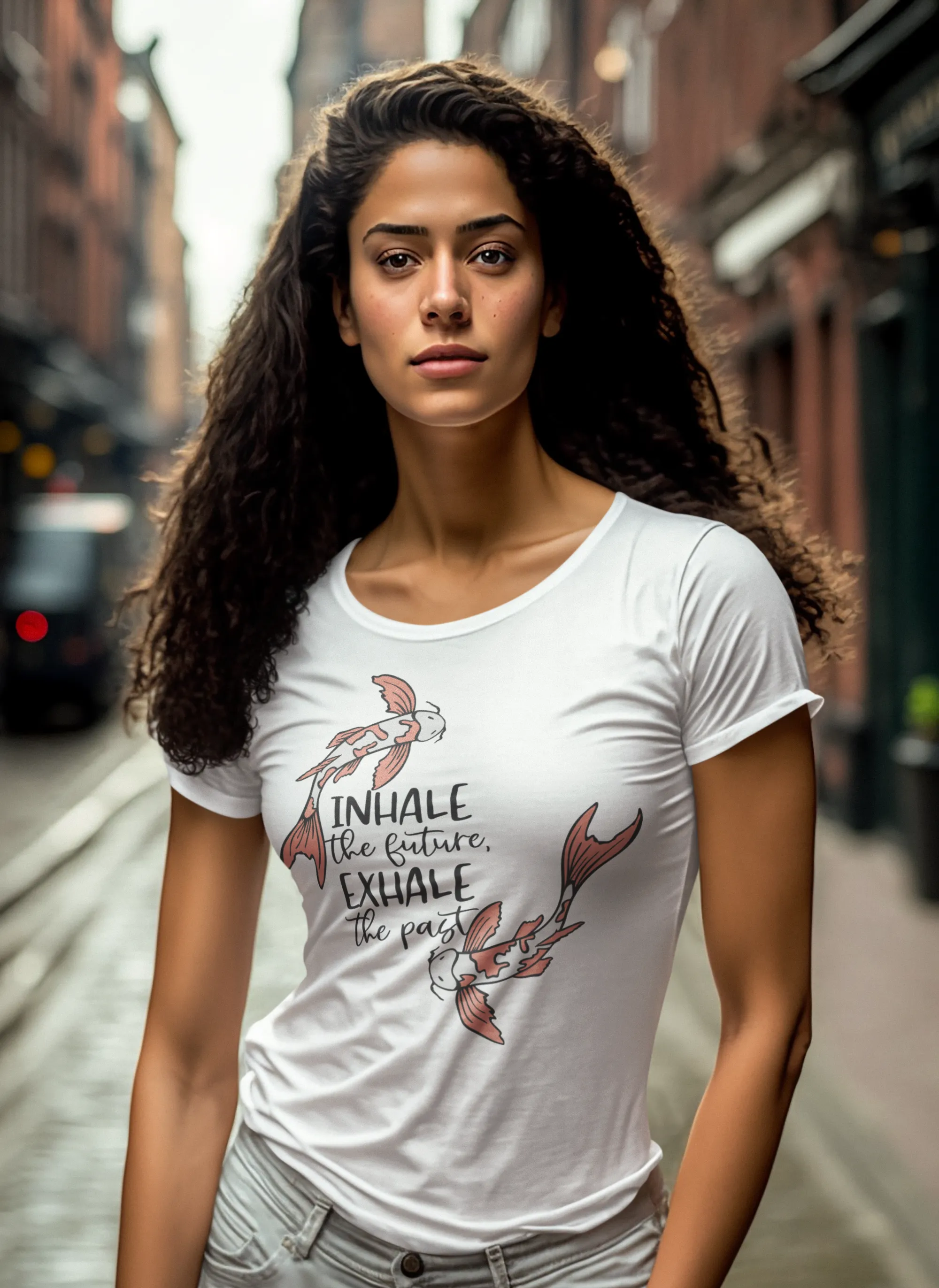 INHALE The Future EXHALE The Past Women's Classic T-Shirt