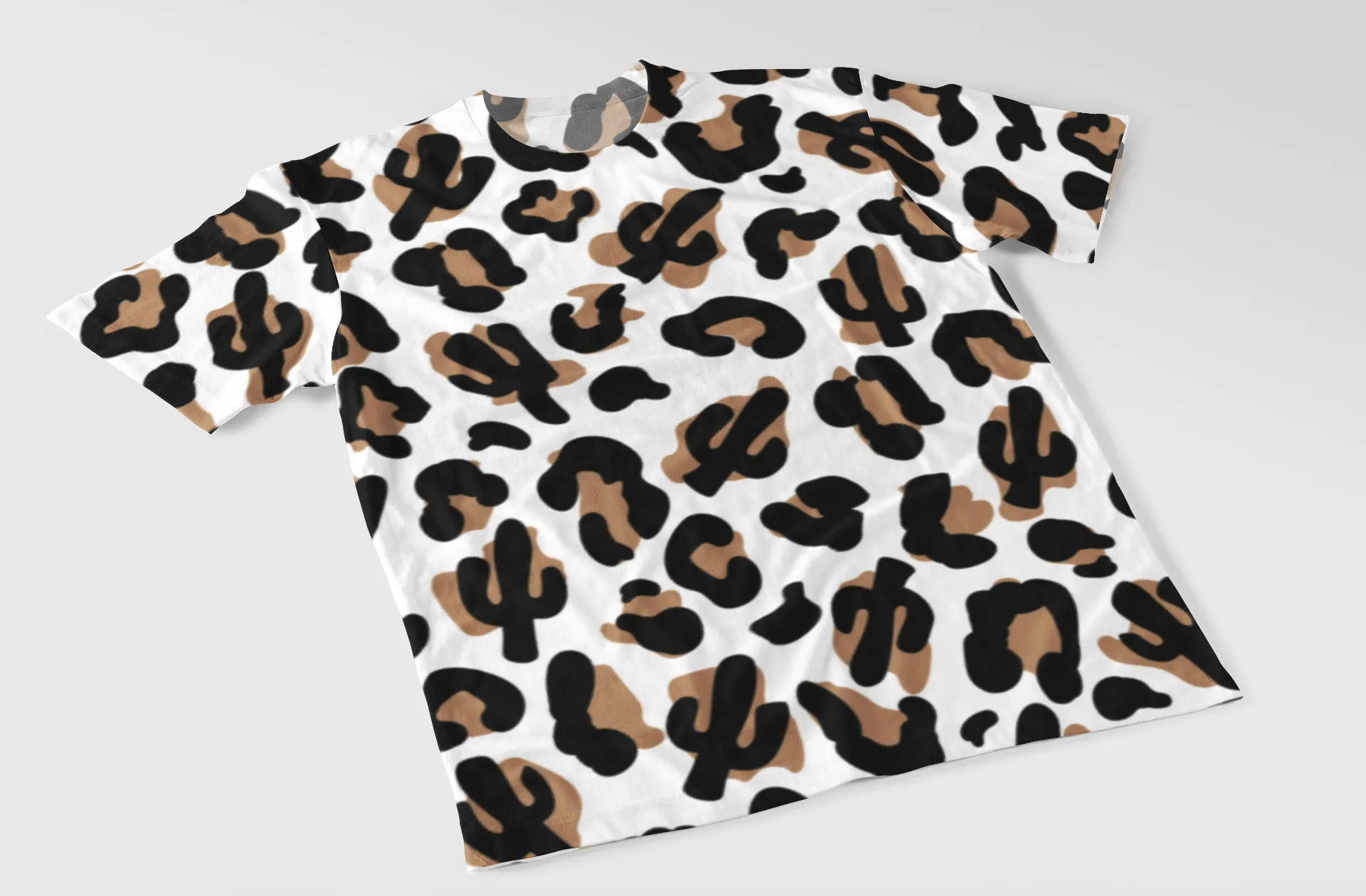 Leopard Print Women's Printed T-Shirt
