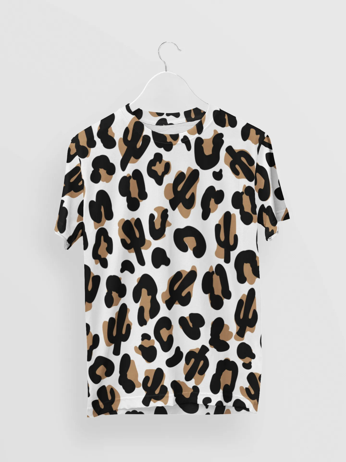Leopard Print Women's Printed T-Shirt
