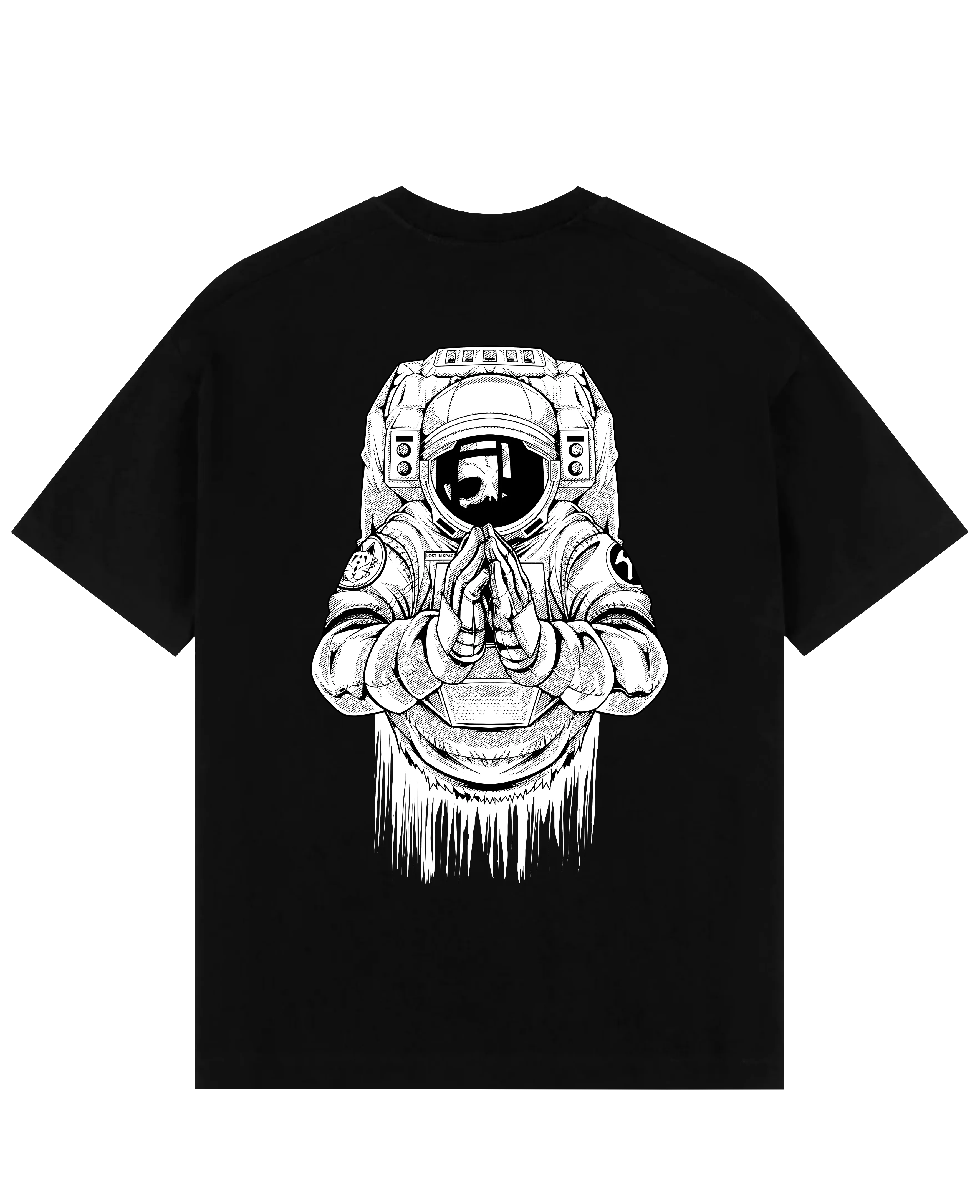 Nysekai "Astronaut X Lost In Space - Chainsaw Man" Oversize T-Shirt