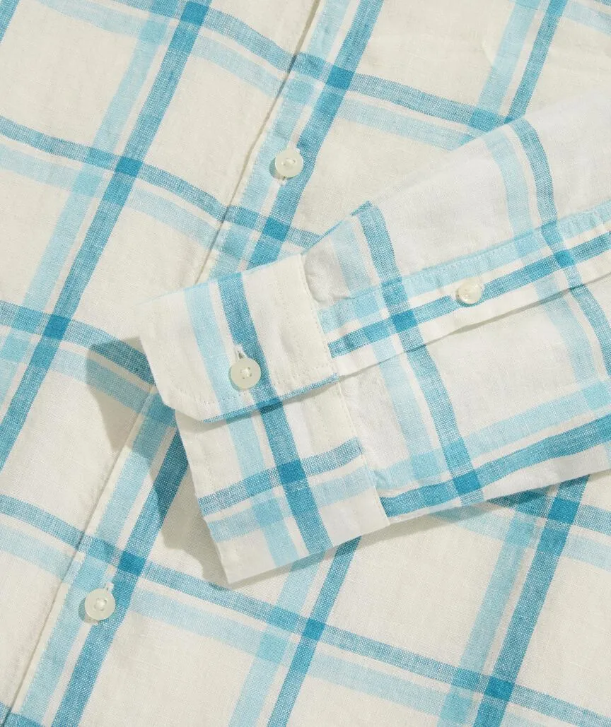 Plaid Linen Tisbury Shirt