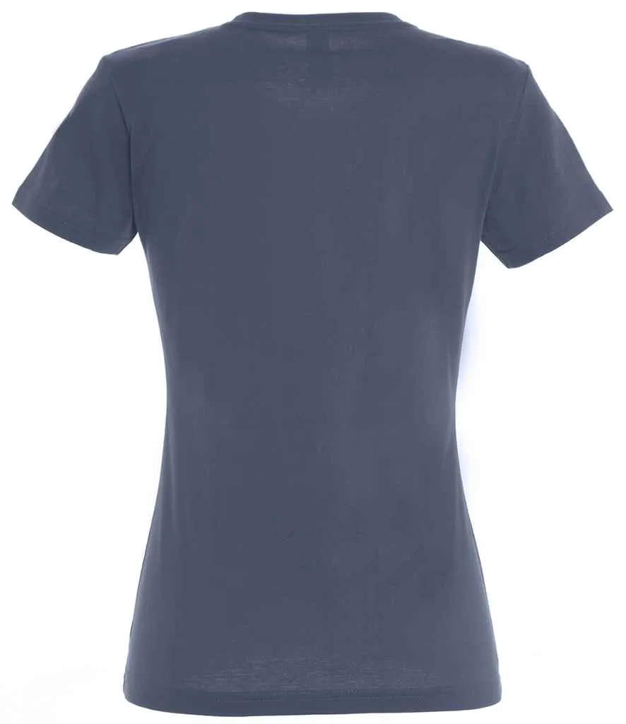 SOL'S Imperial Heavy T-Shirt (Ladies) - Blue
