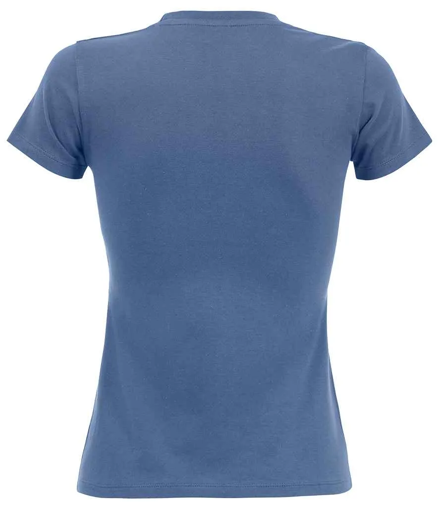 SOL'S Imperial Heavy T-Shirt (Ladies) - Blue