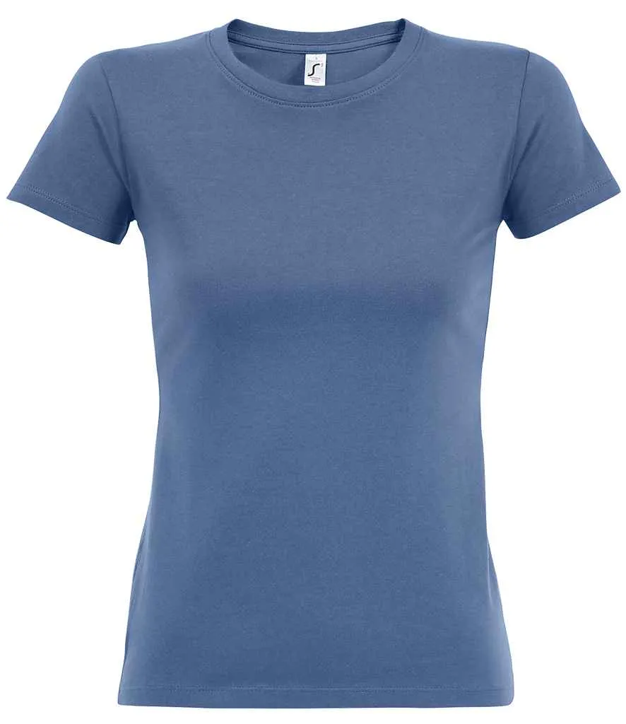SOL'S Imperial Heavy T-Shirt (Ladies) - Blue