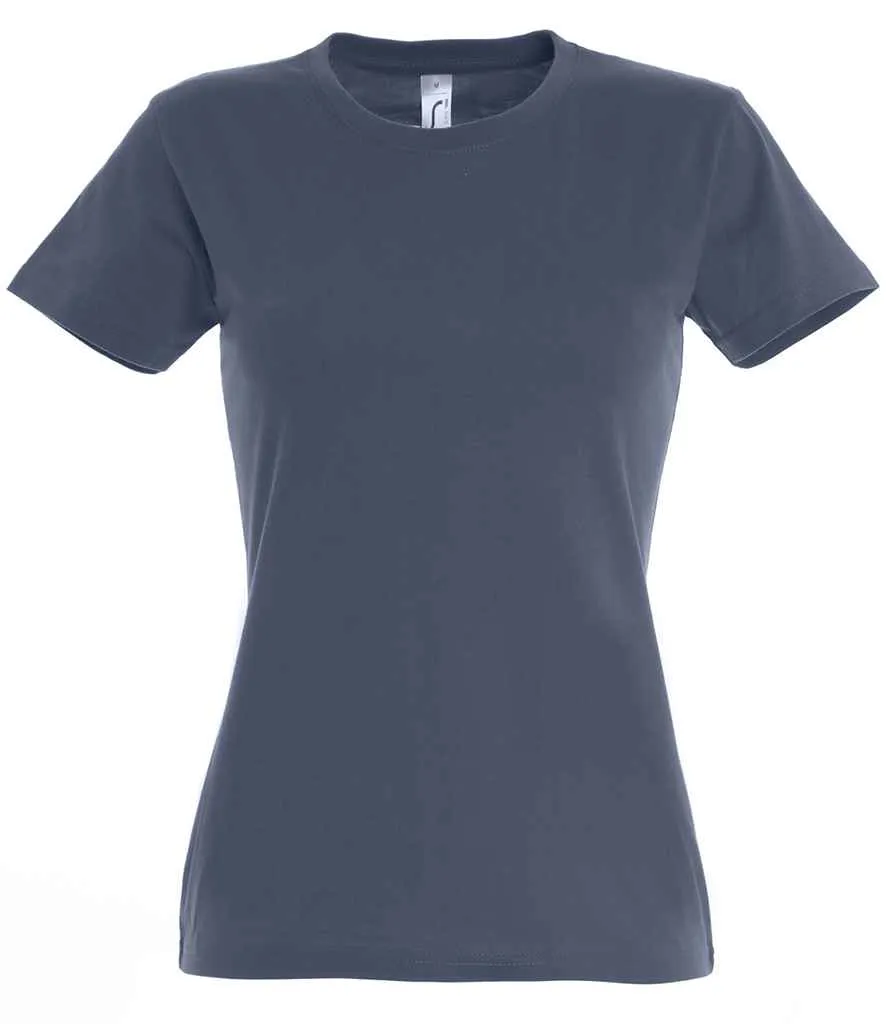SOL'S Imperial Heavy T-Shirt (Ladies) - Blue