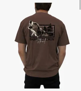 Southern Strut Premium Cotton Beagle Howl Graphic T-Shirt