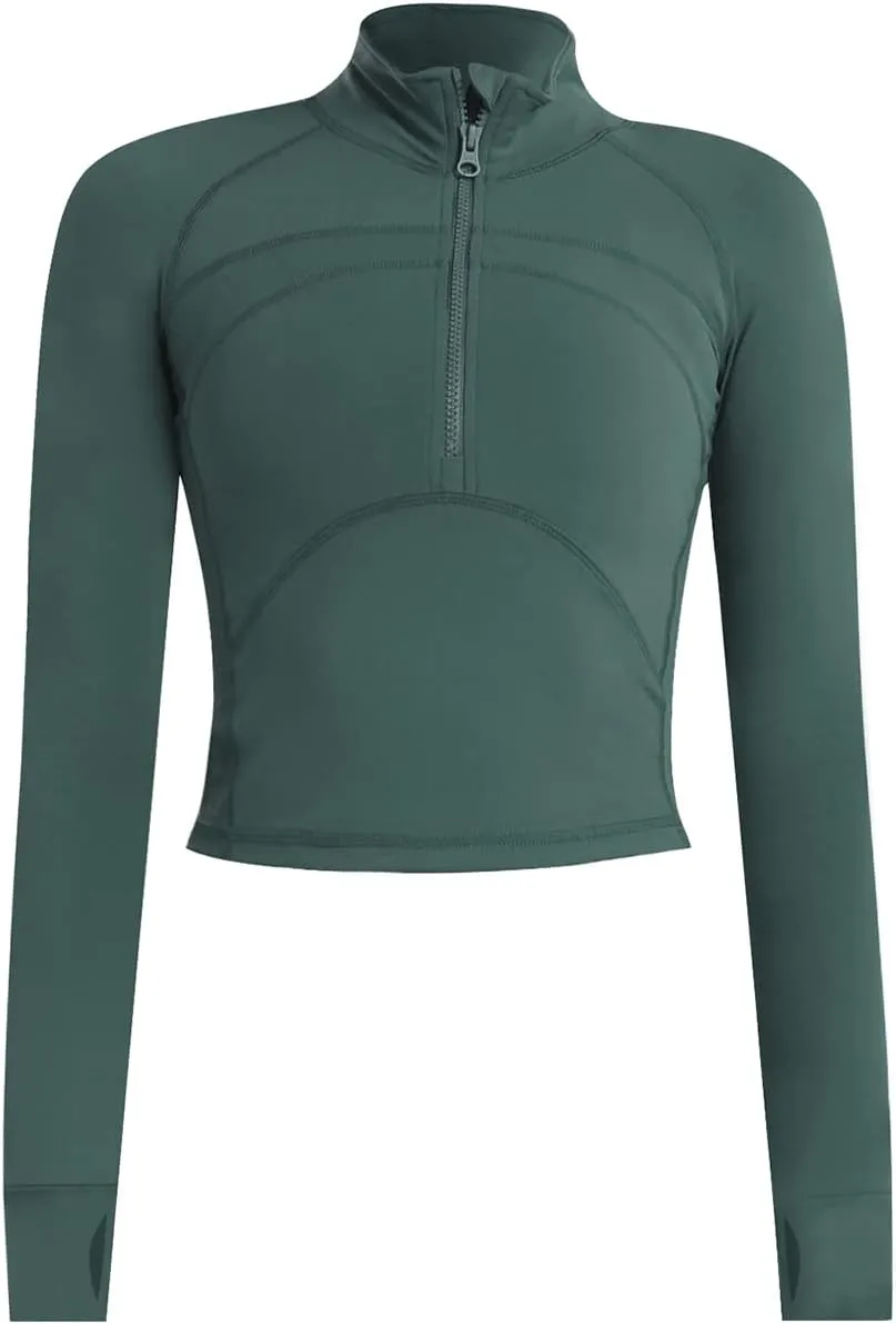 T-Shirts de Sport Femme  Manche Longues Elgant Tops 1/2 - Fitnessterapy