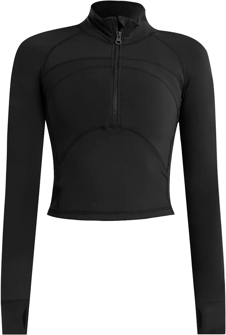 T-Shirts de Sport Femme  Manche Longues Elgant Tops 1/2 - Fitnessterapy