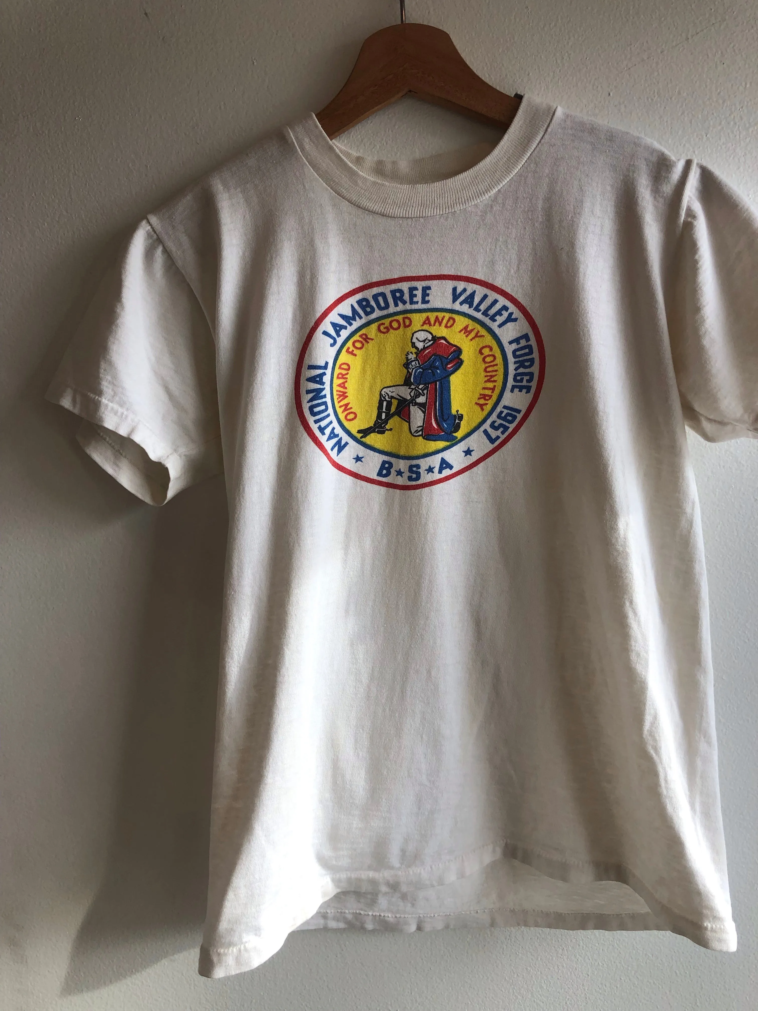 Vintage 1957 Boy Scouts Jamboree T-Shirt