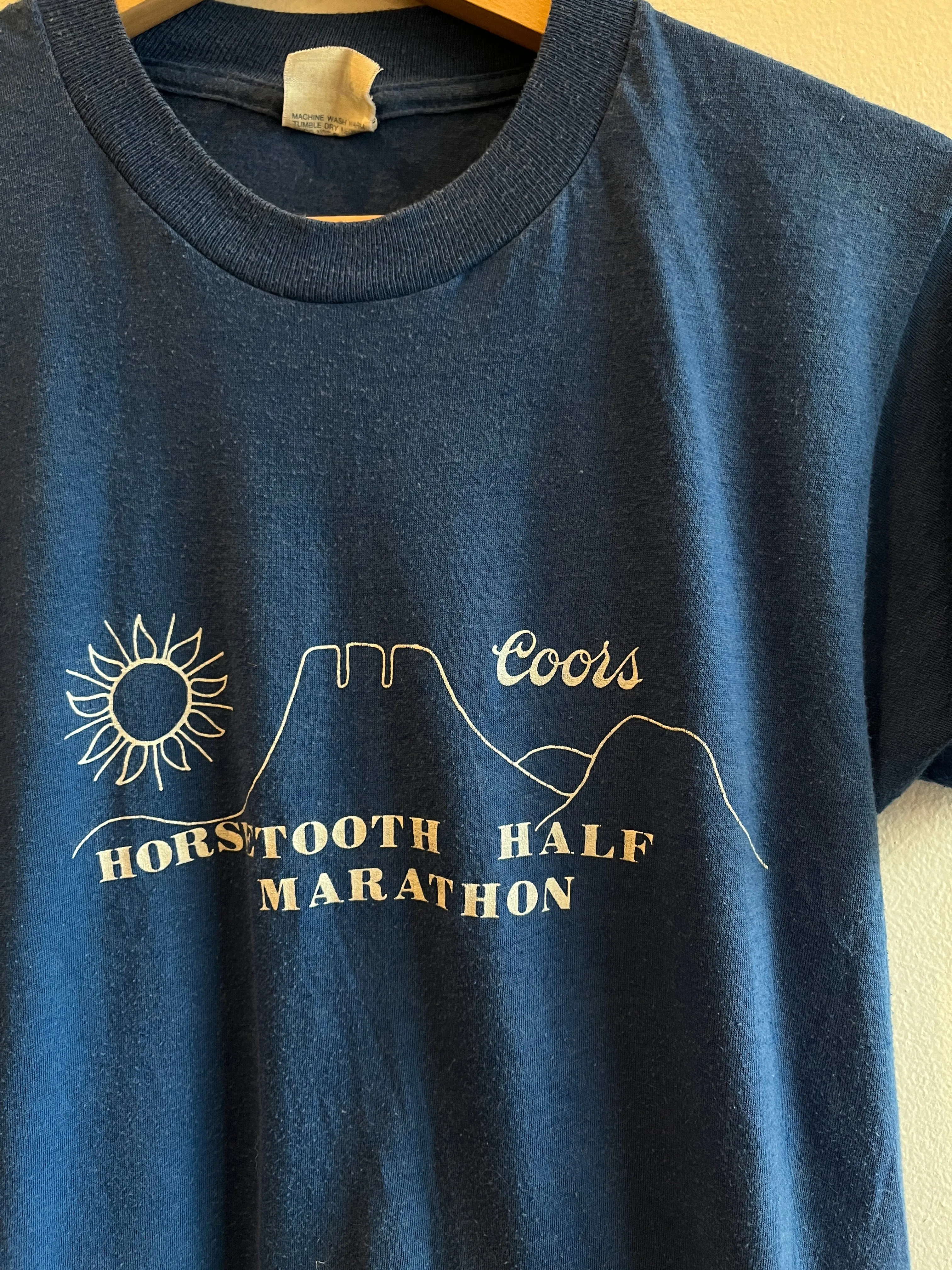 Vintage 1970/80s Horsetooth Half Marathon Coors T-Shirt