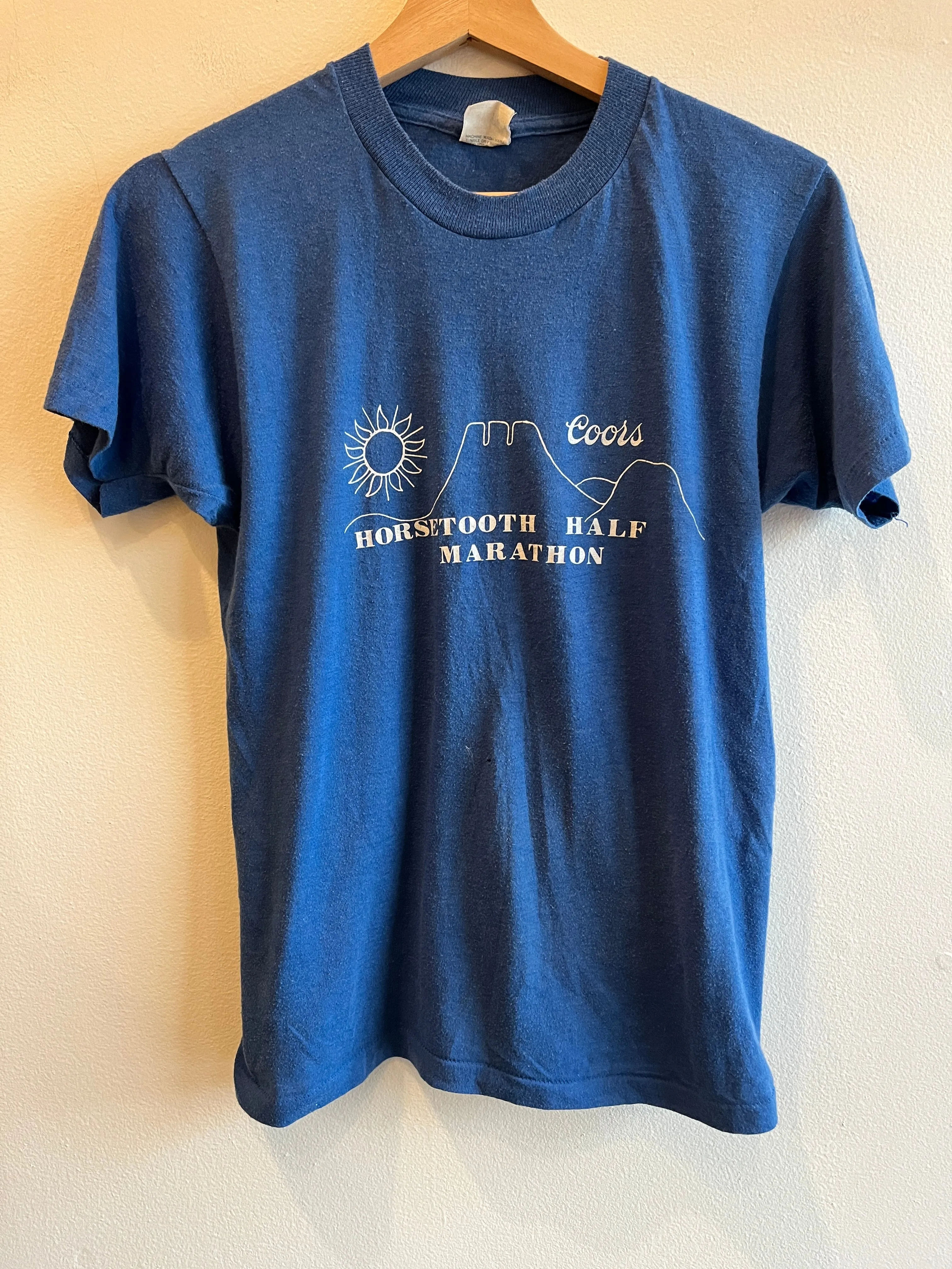 Vintage 1970/80s Horsetooth Half Marathon Coors T-Shirt