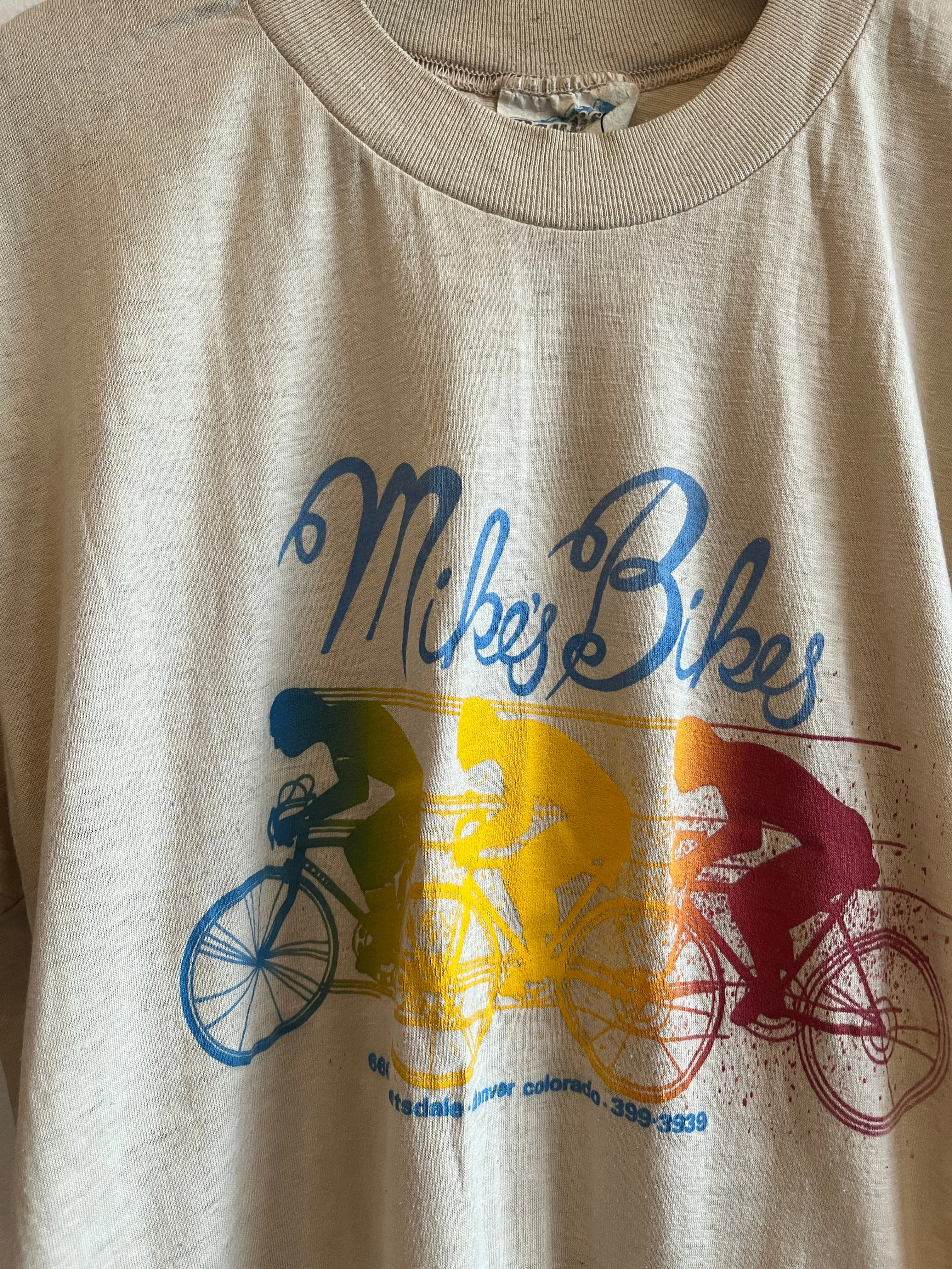 Vintage 1970/80s Mikes Bikes T-Shirt