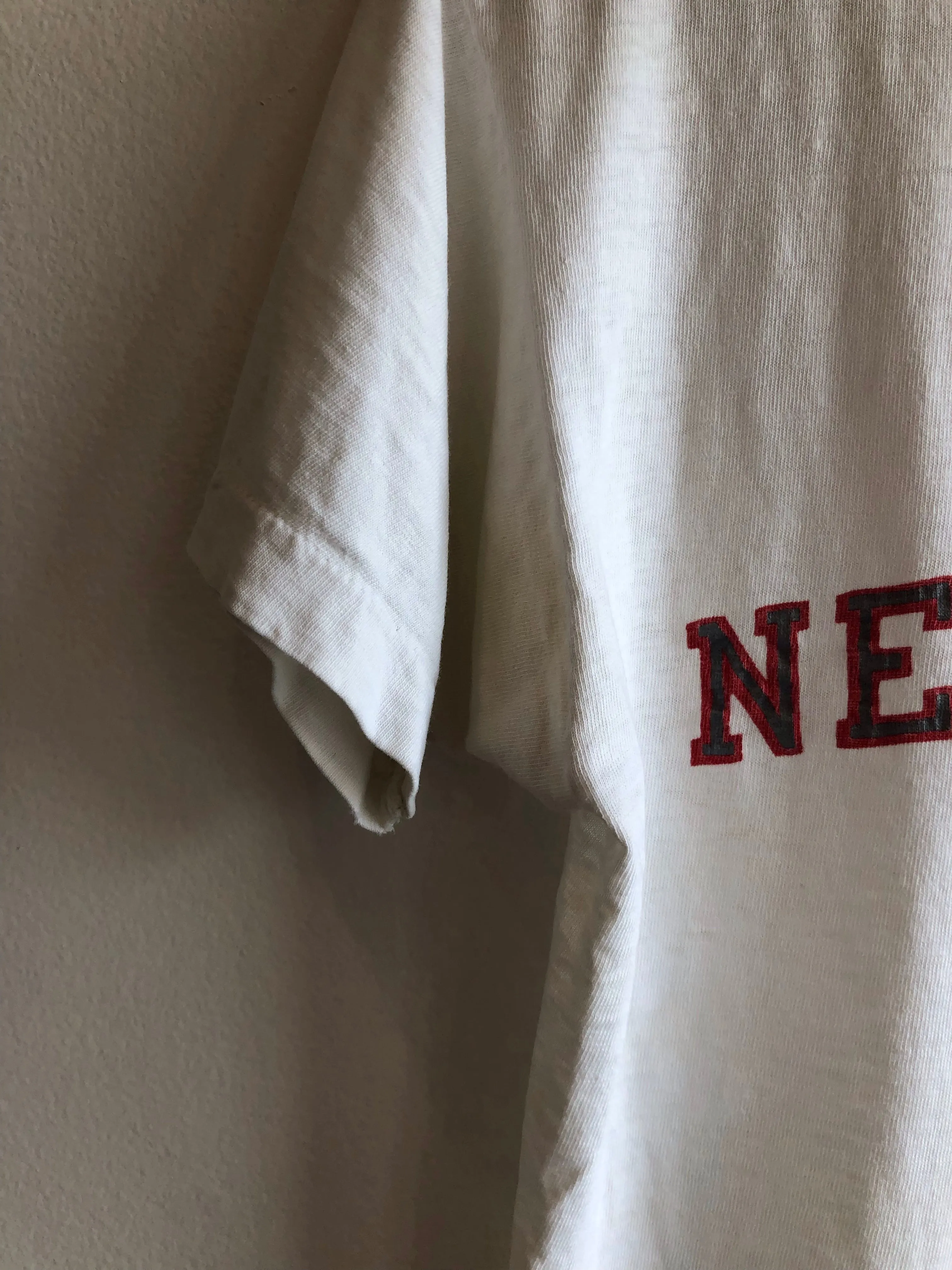 Vintage 1970s University of New Mexico Champion Blue Bar T-Shirt