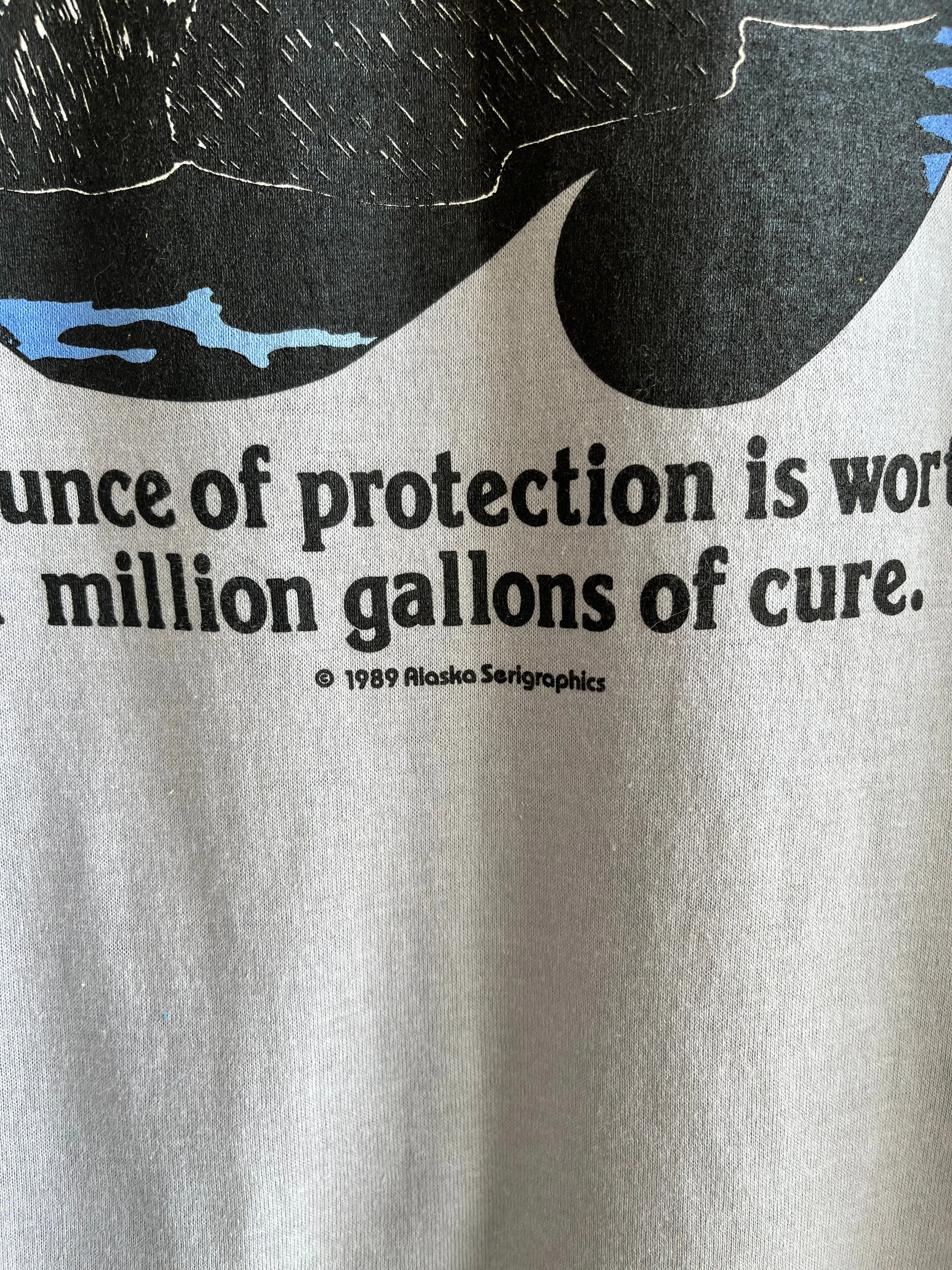 Vintage 1980s Deadstock Anti-Pollution T-Shirt
