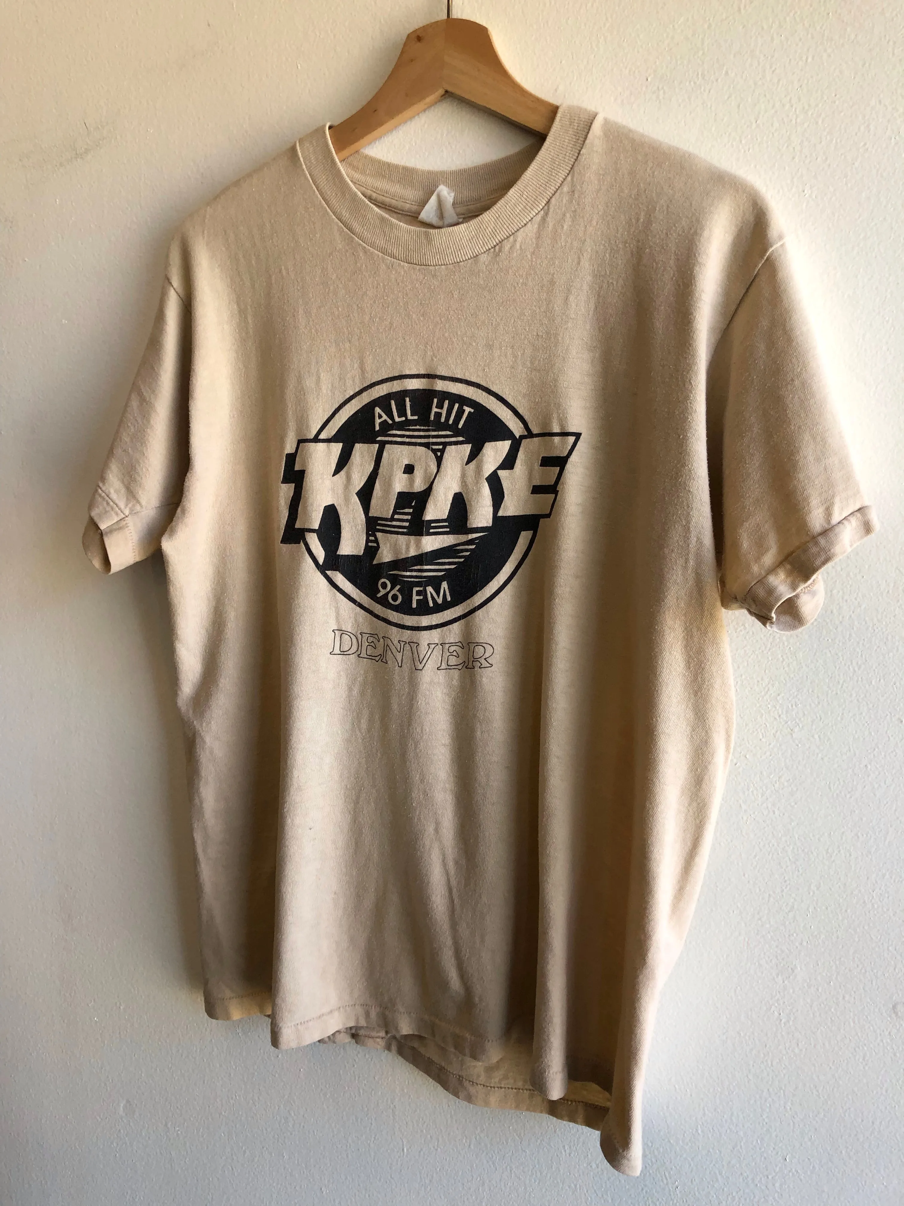 Vintage 1980s Denver Radio Station T-Shirt