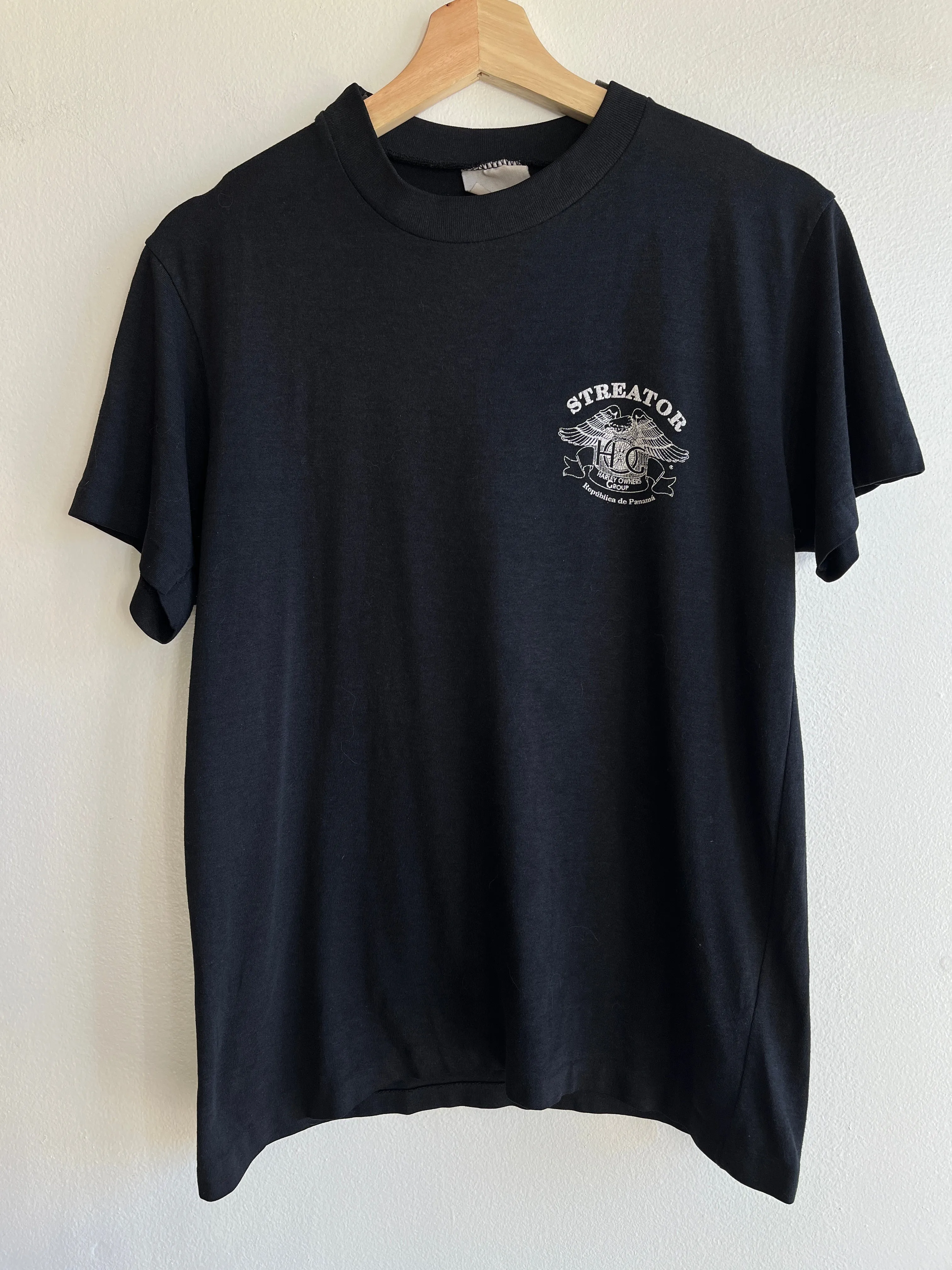 Vintage 1980s Harley Davidson Owners Group of Panama T-Shirt