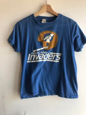 Vintage 1980s Oakland Invaders T-Shirt