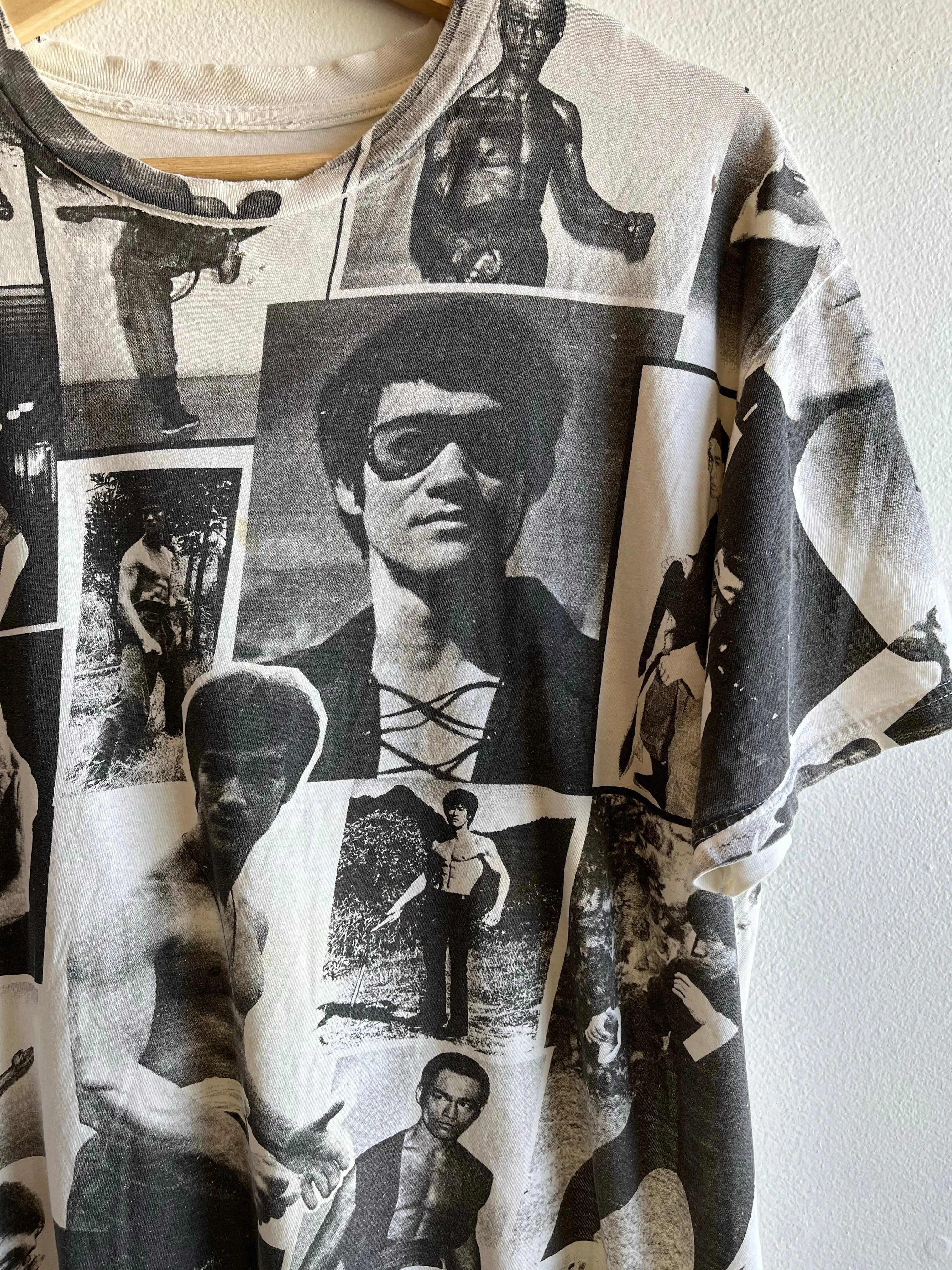 Vintage 1990s Bruce Lee  Full-Print Shirt