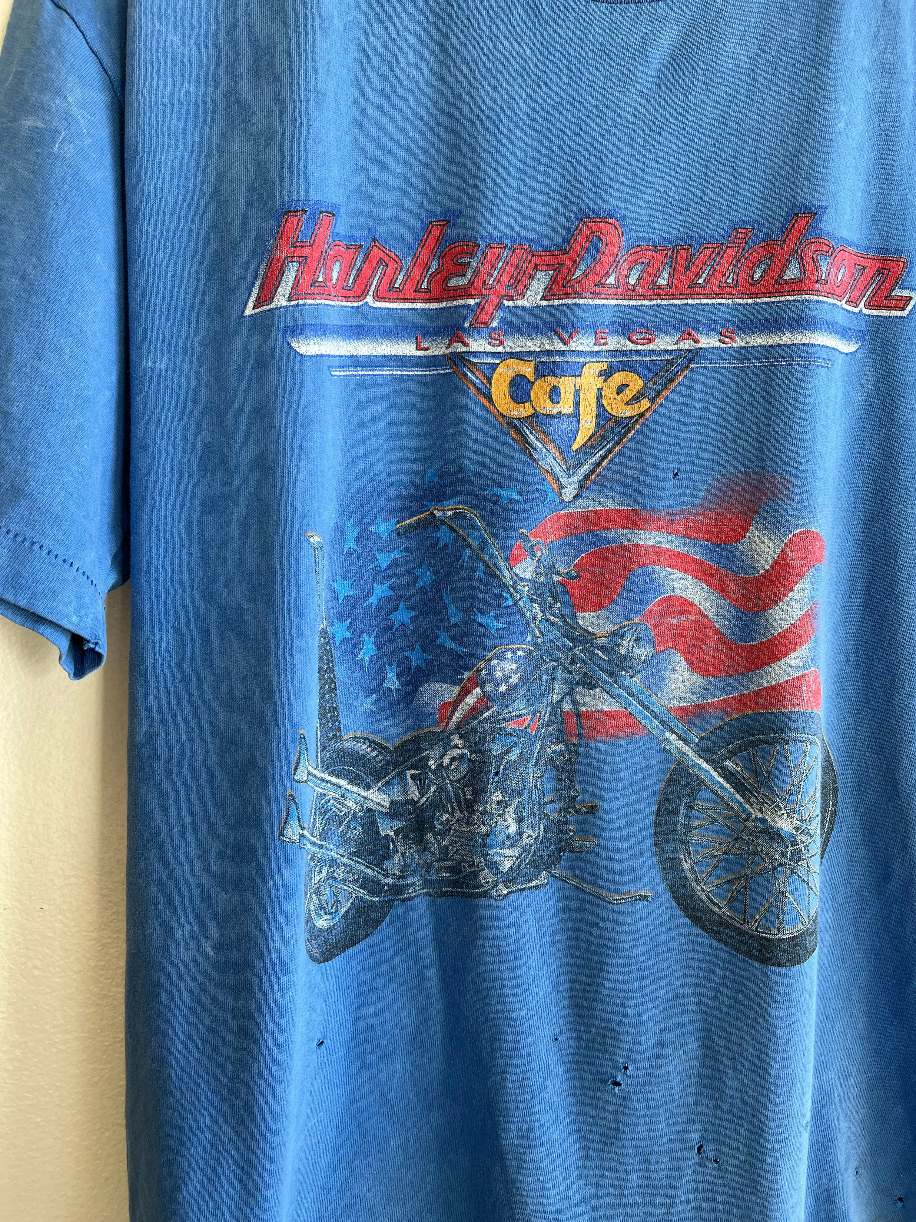Vintage 1990s  Harley Davidson Cafe T-Shirt