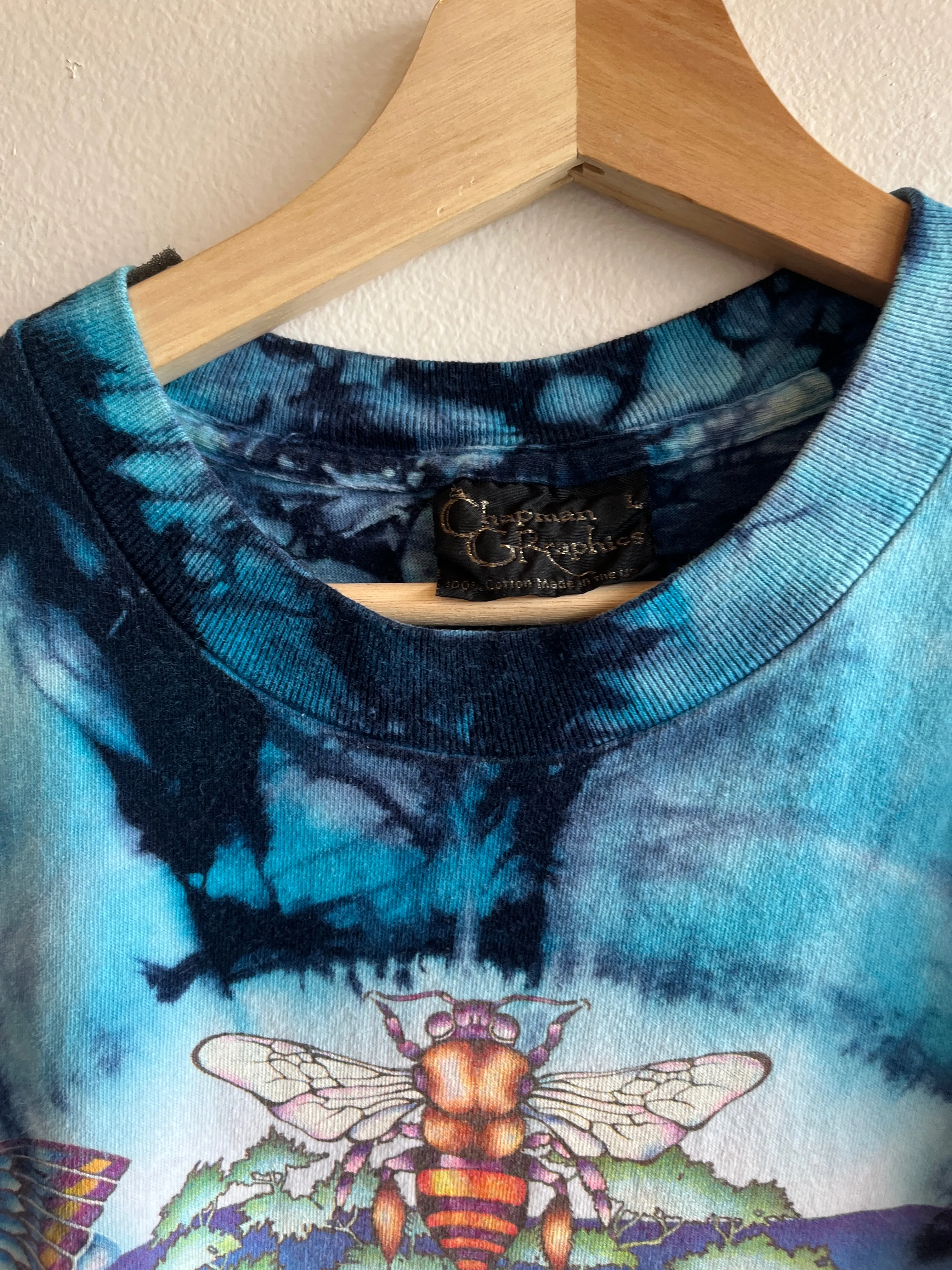Vintage 1990s Rainforest Tie-Dye T-Shirt